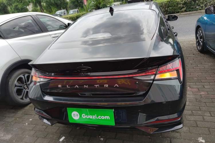 Used Hyundai Elantra 2021 1.5L CVT LUX Prestige Edition Rear