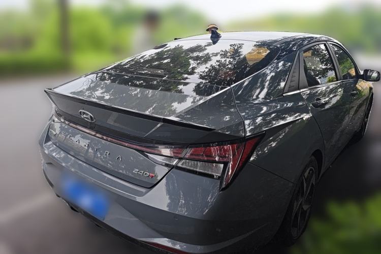 Used Hyundai Elantra 2021 240TGDi DCT LUX Prestige Edition Rear Right 45 Deg