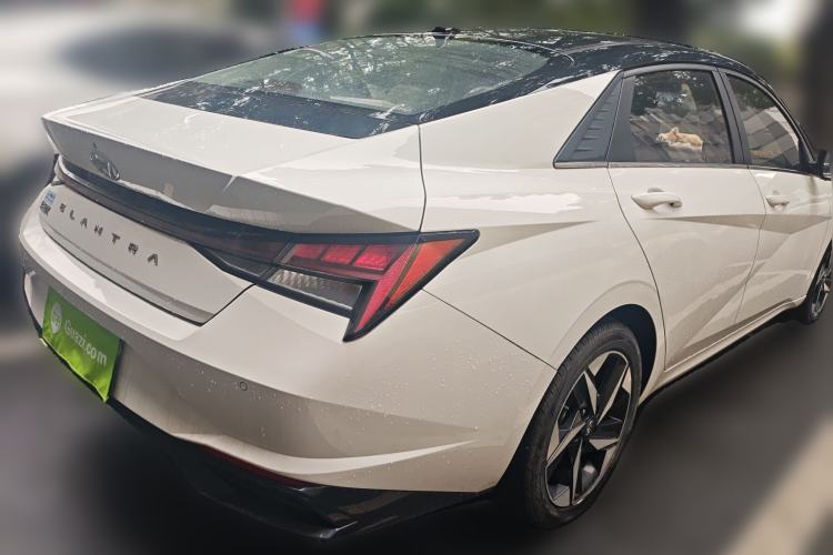 Used Hyundai Elantra 2021 1.5L CVT TOP Flagship Edition Rear Right 45 Deg