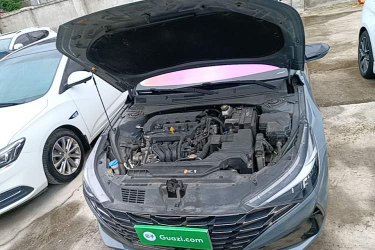 Used Hyundai Elantra 2021 1.5L CVT GLX Elite Edition Engine Bay