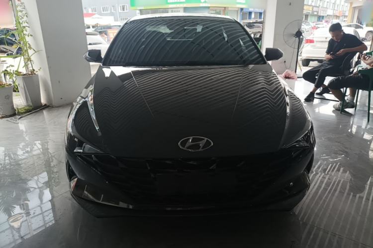 Used Hyundai Elantra 2021 1.5L CVT LUX Prestige Edition Front