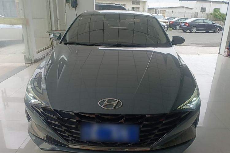 Used Hyundai Elantra 2021 1.5L CVT LUX Prestige Edition Front