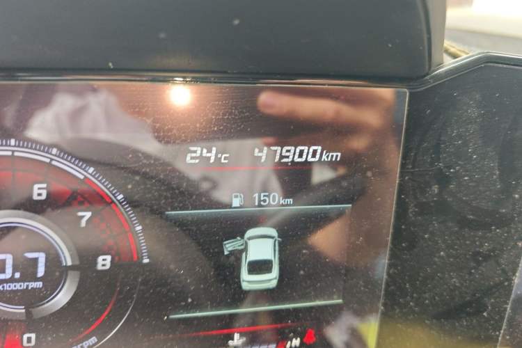 Used Hyundai Elantra 2021 240TGDi DCT LUX Prestige Edition Odometer Close Up