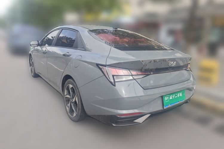 Used Hyundai Elantra 2021 1.5L CVT GLX Elite Edition Rear Left 45 Deg