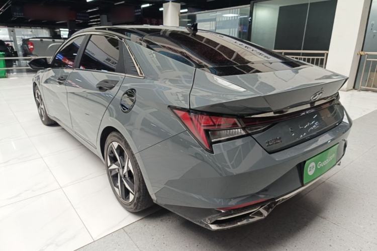 Used Hyundai Elantra 2021 1.5L CVT TOP Flagship Edition Rear Left 45 Deg