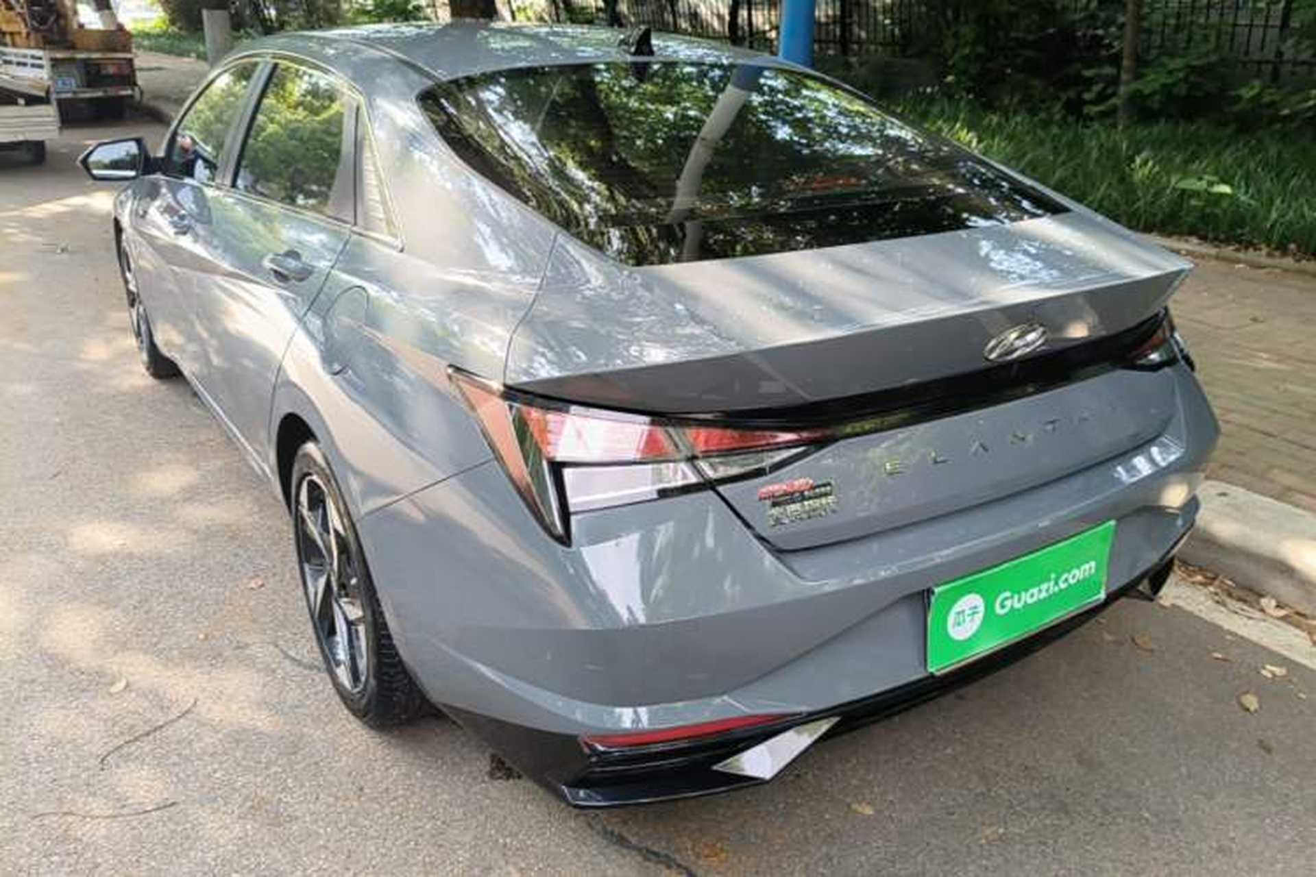 Used Hyundai Elantra 2021 1.5L CVT GLX Elite Edition Rear Left 45 Deg