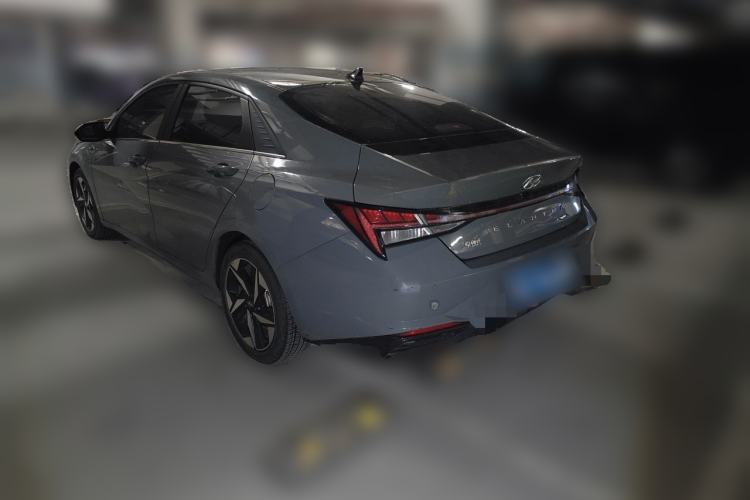 Used Hyundai Elantra 2021 1.5L CVT LUX Prestige Edition Rear Left 45 Deg