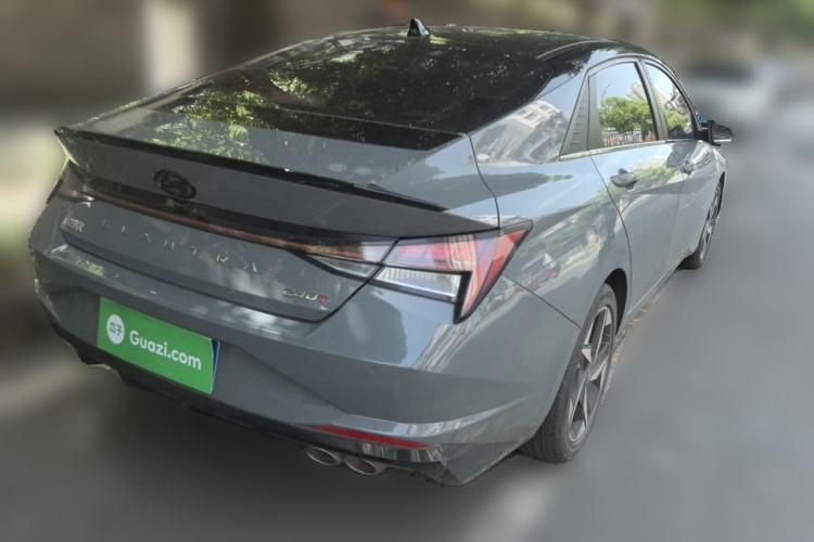 Used Hyundai Elantra 2021 240TGDi DCT LUX Prestige Edition Rear Right 45 Deg