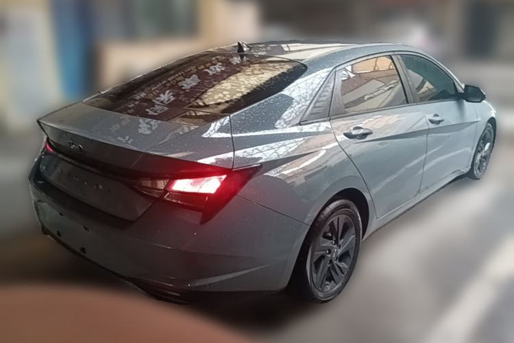 Used Hyundai Elantra 2021 1.5L CVT GLS Leading Edition Rear Right 45 Deg