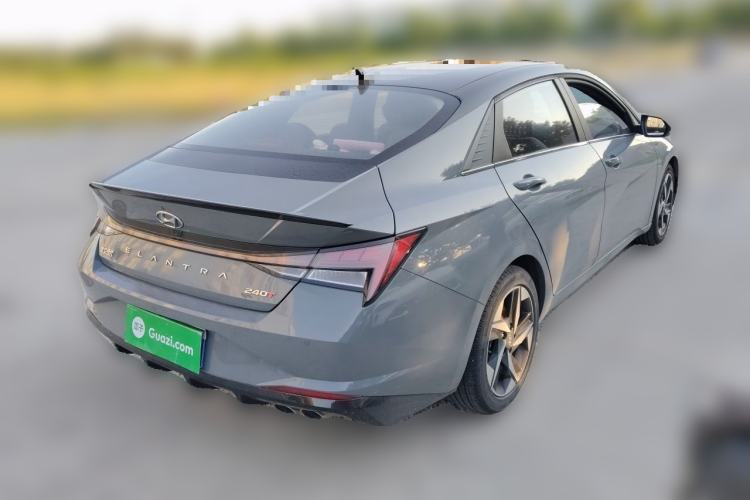 Used Hyundai Elantra 2021 240TGDi DCT TOP Flagship Edition Rear Right 45 Deg