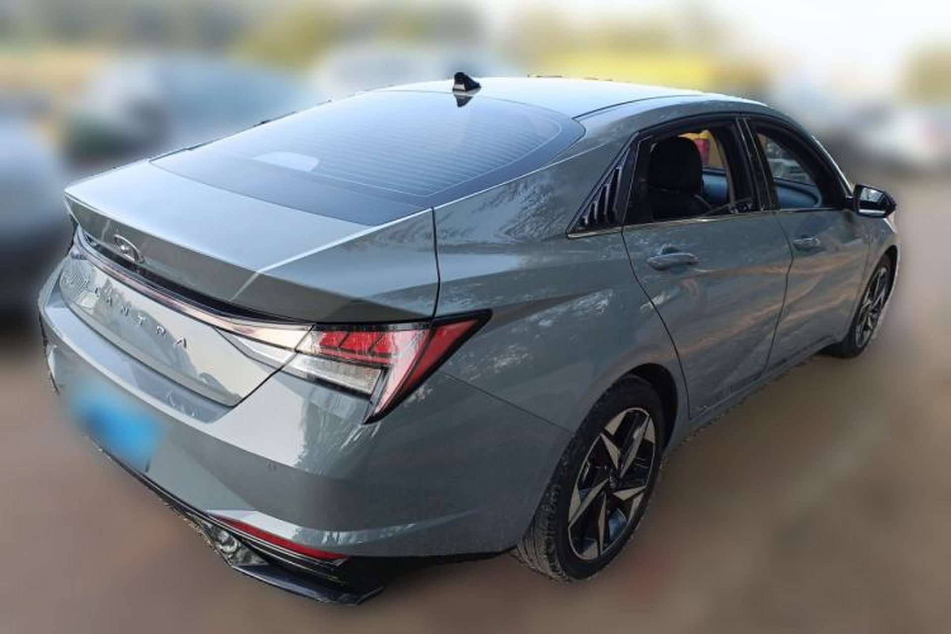 Used Hyundai Elantra 2021 1.5L CVT LUX Prestige Edition Rear Right 45 Deg