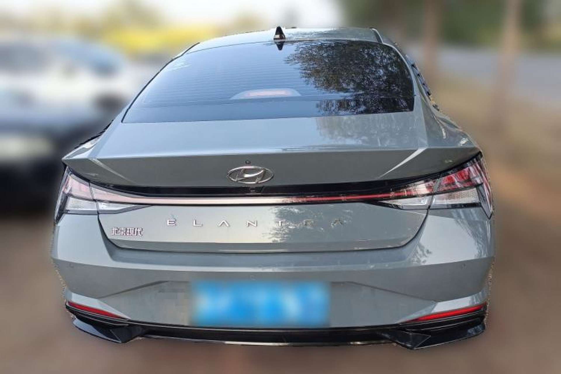 Used Hyundai Elantra 2021 1.5L CVT LUX Prestige Edition Rear