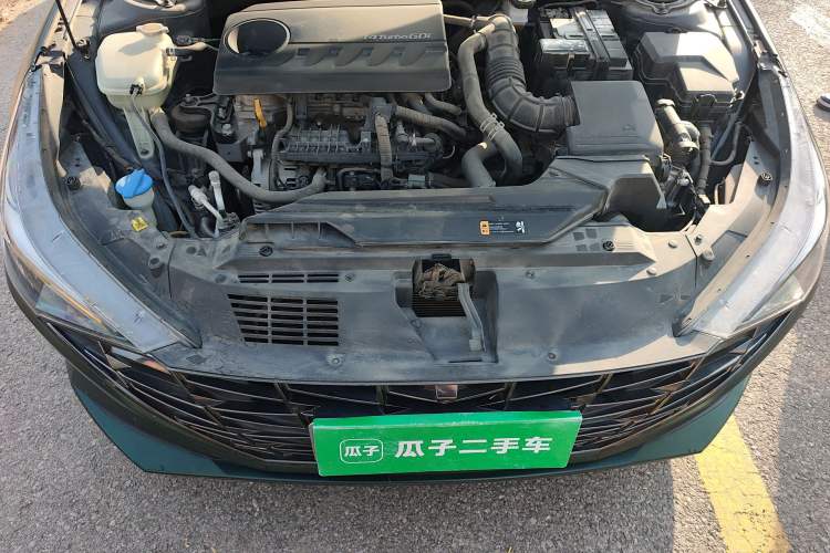 Used Hyundai Elantra 2021 240TGDi DCT TOP Flagship Edition Engine Bay