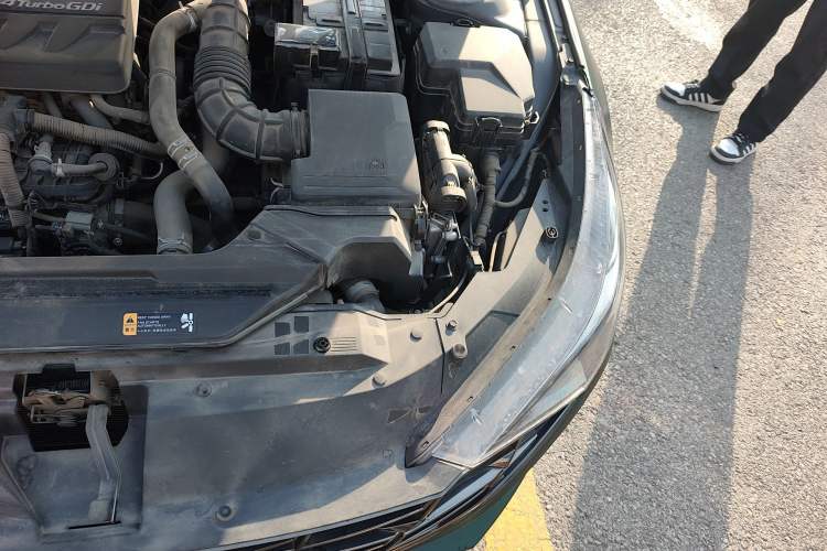 Used Hyundai Elantra 2021 240TGDi DCT TOP Flagship Edition Engine Bay Left