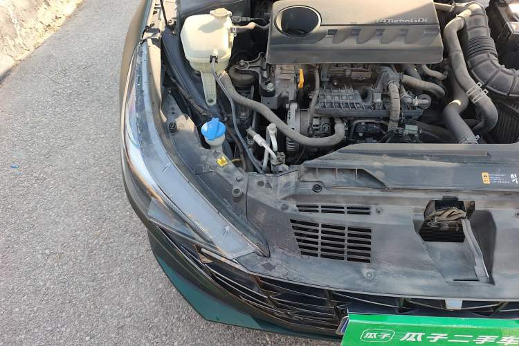 Used Hyundai Elantra 2021 240TGDi DCT TOP Flagship Edition Engine Bay Right