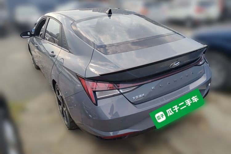 Used Hyundai Elantra 2021 240TGDi DCT LUX Prestige Edition Rear Left 45 Deg