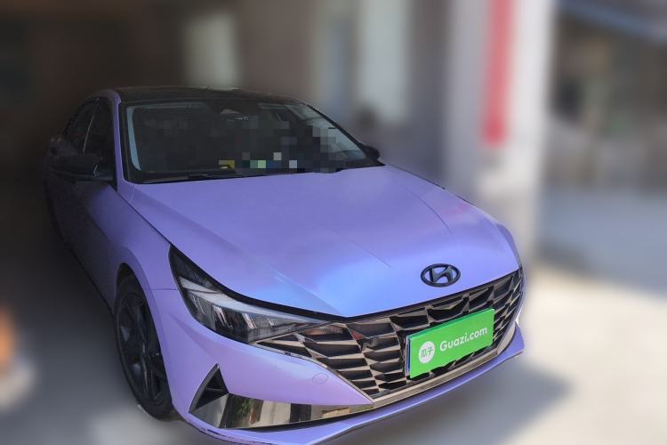 Used Hyundai Elantra 2021 1.5L CVT GLX Elite Edition Front Right 45 Deg