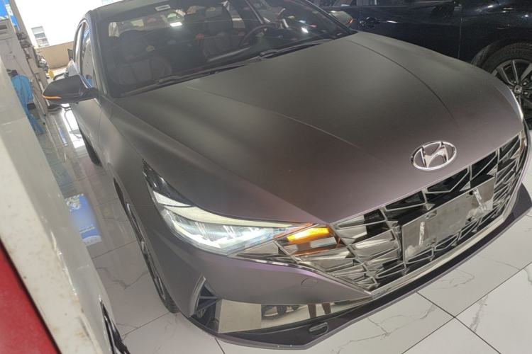 Used Hyundai Elantra 2021 240TGDi DCT LUX Prestige Edition Front Right 45 Deg
