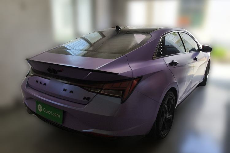 Used Hyundai Elantra 2021 1.5L CVT GLX Elite Edition Rear Right 45 Deg