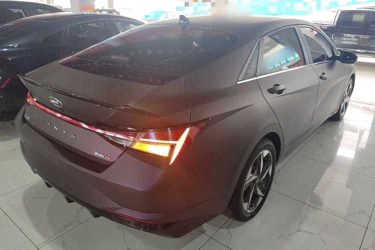 Used Hyundai Elantra 2021 240TGDi DCT LUX Prestige Edition Rear Right 45 Deg