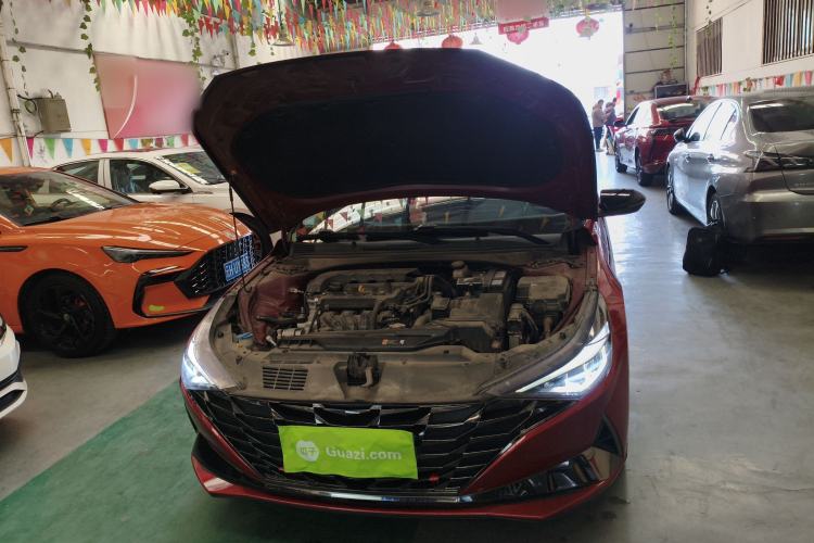 Used Hyundai Elantra 2021 1.5L CVT LUX Prestige Edition Engine Bay