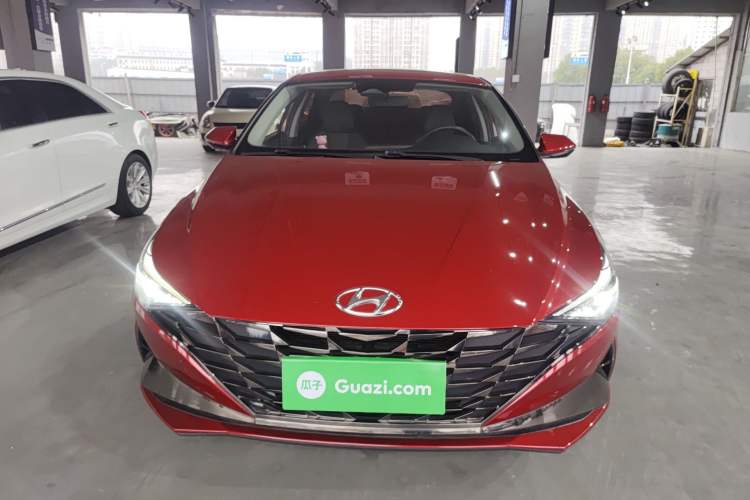 Used Hyundai Elantra 2021 1.5L CVT LUX Prestige Edition Exterior 1