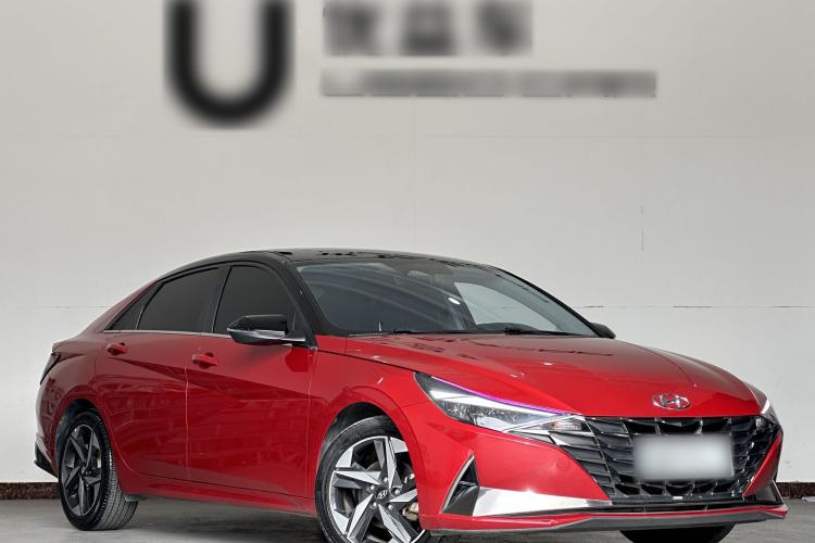 Used Hyundai Elantra 2021 1.5L CVT LUX Prestige Edition Exterior 2