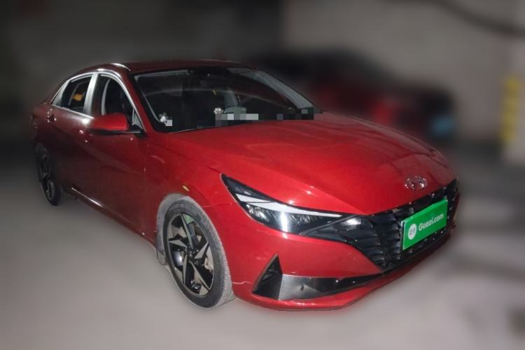 Used Hyundai Elantra 2021 1.5L CVT LUX Prestige Edition Exterior 2
