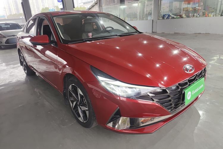 Used Hyundai Elantra 2021 1.5L CVT LUX Prestige Edition Exterior 2