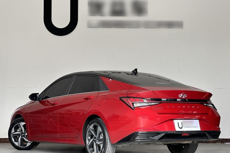 Used Hyundai Elantra 2021 1.5L CVT LUX Prestige Edition Exterior 3