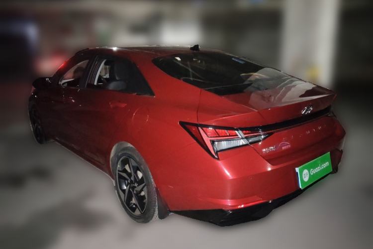 Used Hyundai Elantra 2021 1.5L CVT LUX Prestige Edition Exterior 3