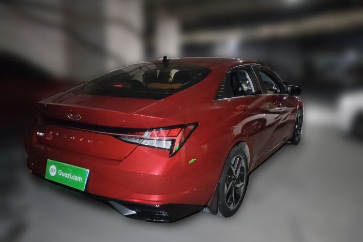 Used Hyundai Elantra 2021 1.5L CVT LUX Prestige Edition Exterior 5