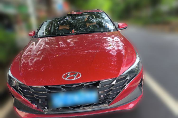 Used Hyundai Elantra 2021 1.5L CVT GLX Elite Edition Front