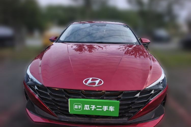 Used Hyundai Elantra 2021 1.5L CVT LUX Prestige Edition Front