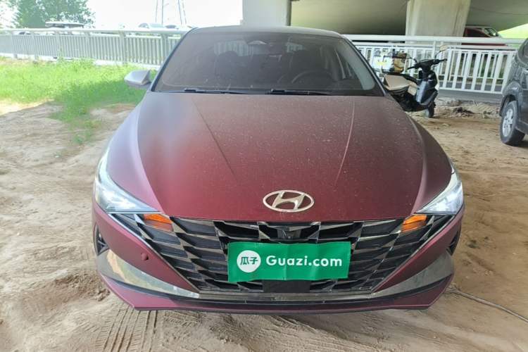 Used Hyundai Elantra 2021 1.5L CVT TOP Flagship Edition Front