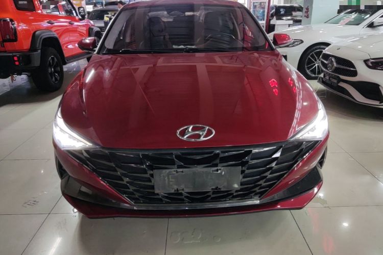 Used Hyundai Elantra 2021 1.5L CVT LUX Prestige Edition Front