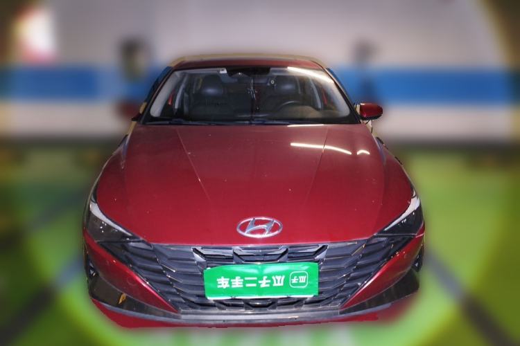 Used Hyundai Elantra 2021 1.5L CVT LUX Prestige Edition Front