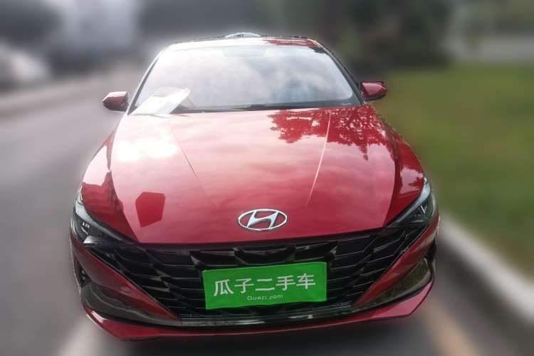 Used Hyundai Elantra 2021 1.5L CVT GLX Elite Edition Front