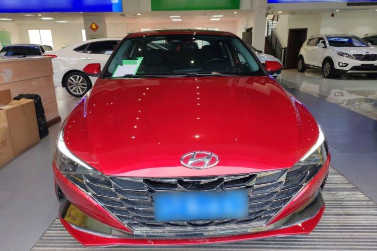 Used Hyundai Elantra 2021 1.5L CVT LUX Prestige Edition Front