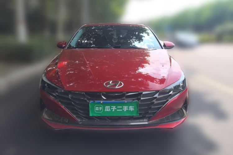 Used Hyundai Elantra 2021 1.5L CVT LUX Prestige Edition Front