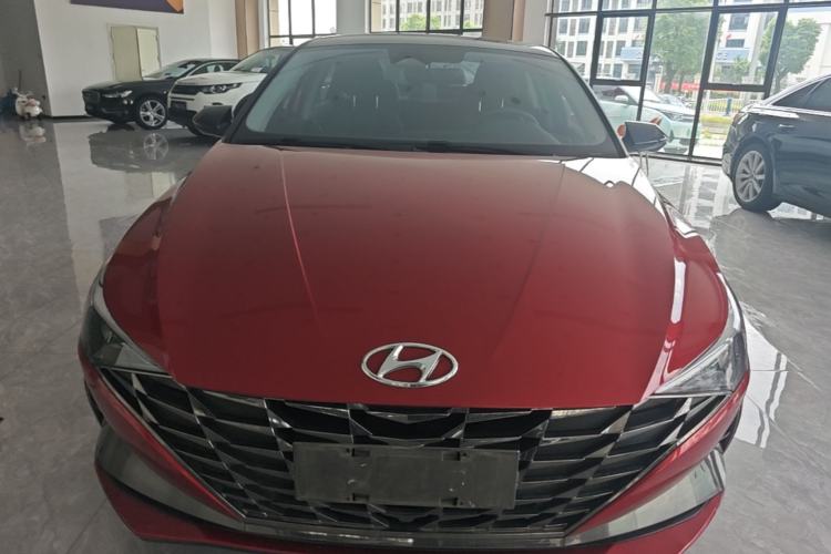 Used Hyundai Elantra 2021 1.5L CVT LUX Prestige Edition Front