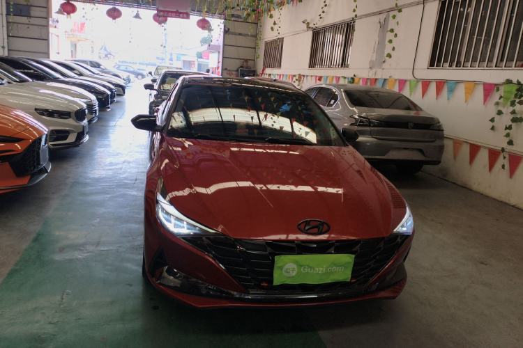 Used Hyundai Elantra 2021 1.5L CVT LUX Prestige Edition Front