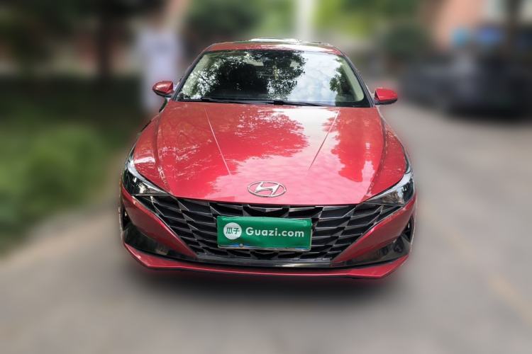 Used Hyundai Elantra 2021 1.5L CVT LUX Prestige Edition Front