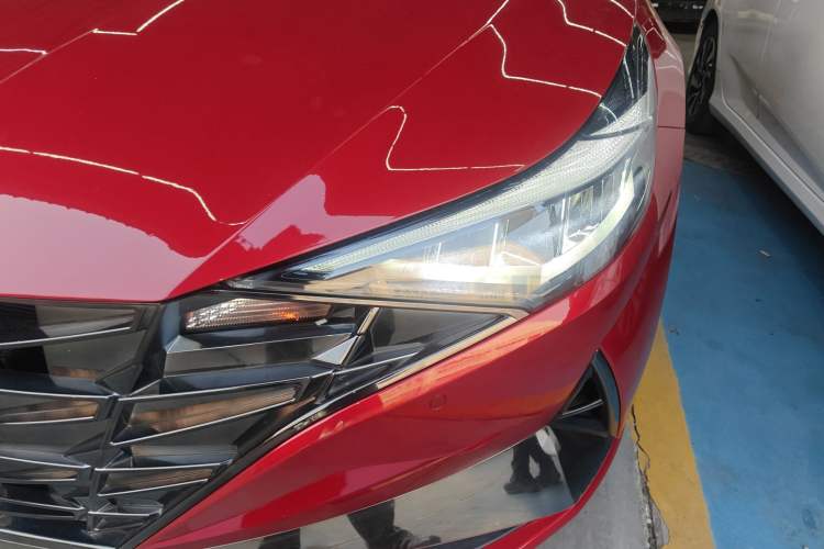 Used Hyundai Elantra 2021 240TGDi DCT TOP Flagship Edition Left Front Headlight