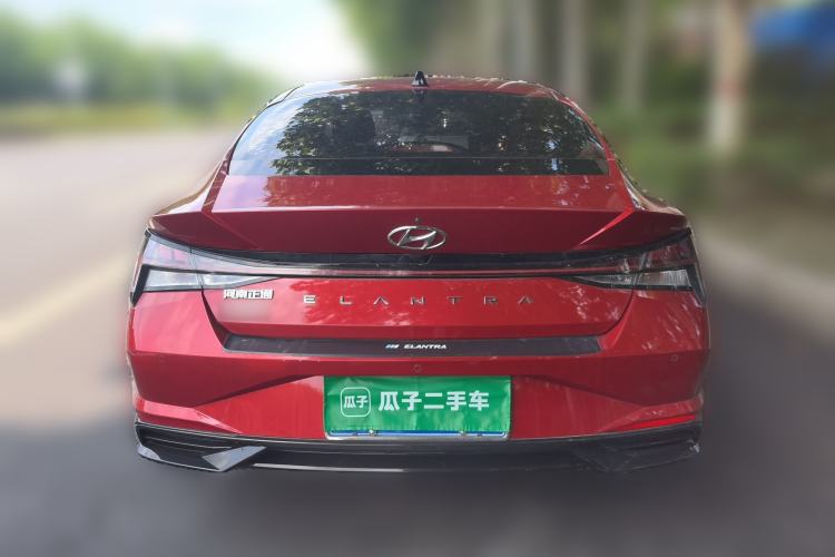 Used Hyundai Elantra 2021 1.5L CVT LUX Prestige Edition Rear
