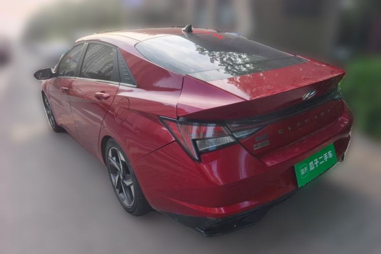 Used Hyundai Elantra 2021 1.5L CVT GLX Elite Edition Rear Left 45 Deg