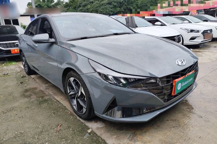 Used Hyundai Elantra 2021 240TGDi DCT LUX Prestige Edition Front Right 45 Deg