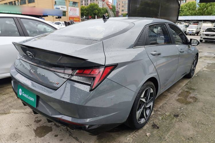 Used Hyundai Elantra 2021 240TGDi DCT LUX Prestige Edition Rear Right 45 Deg