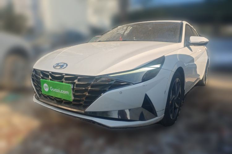 Used Hyundai Elantra 2021 1.5L CVT LUX Prestige Edition Guazi used car, China used car export, Used car for sale, Used Hyundai cars, Cheapest cars for sale