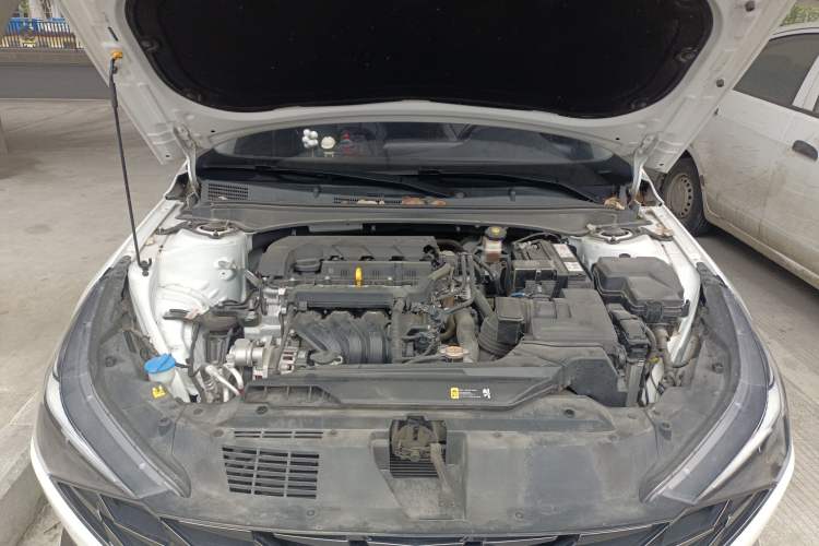 Used Hyundai Elantra 2021 1.5L CVT LUX Prestige Edition Engine Bay